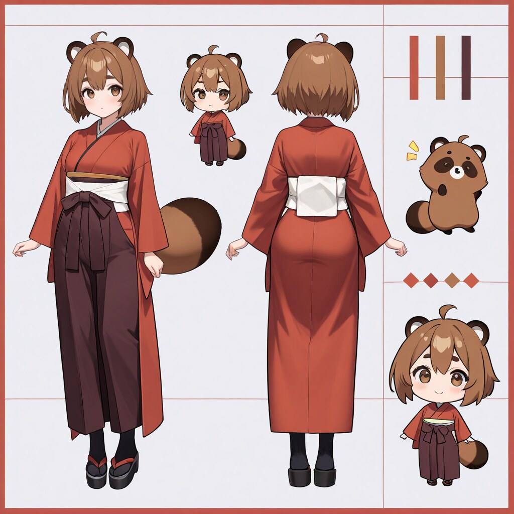 あましちゃん設定画