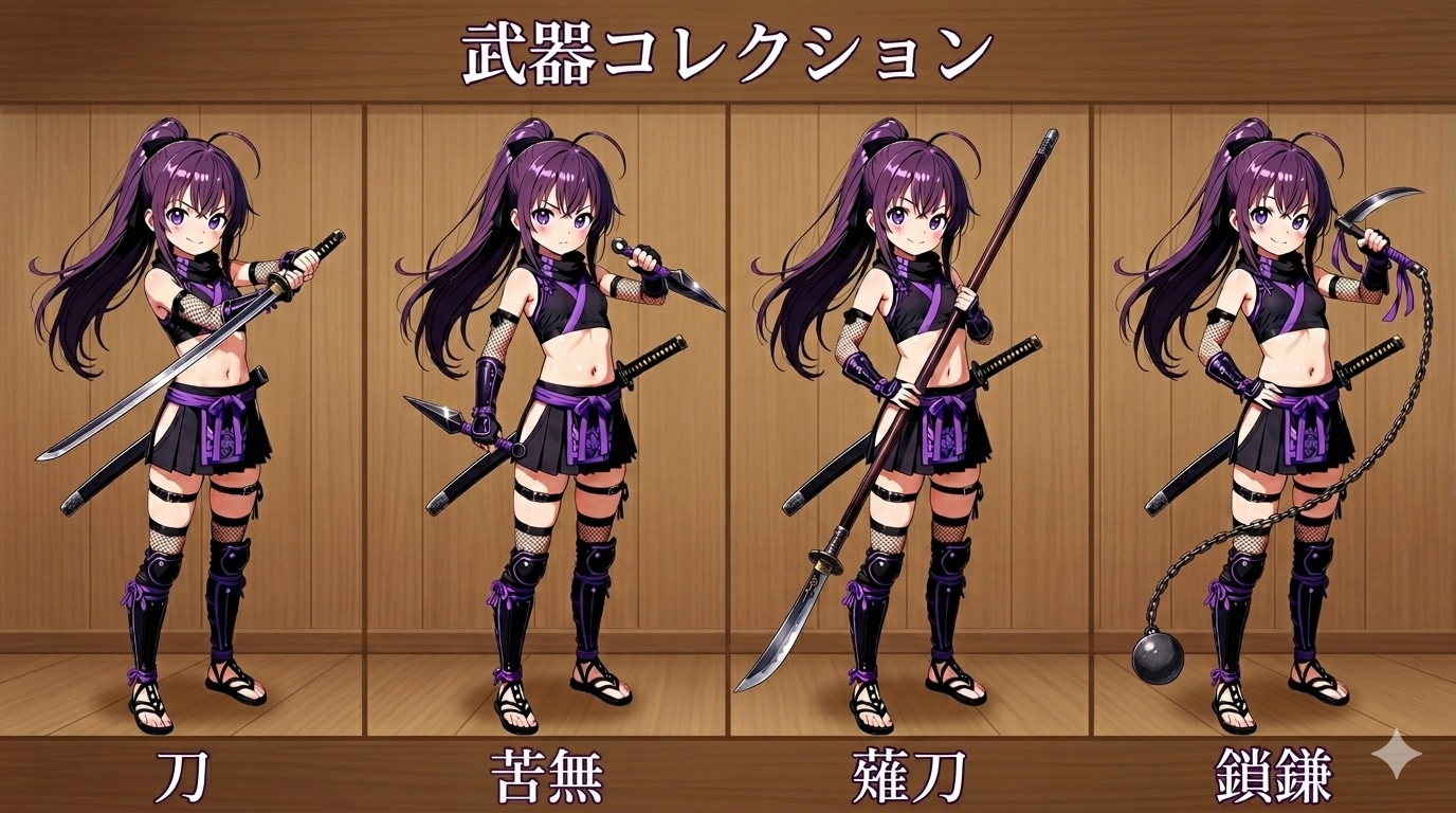 クノイチ武器コレクション