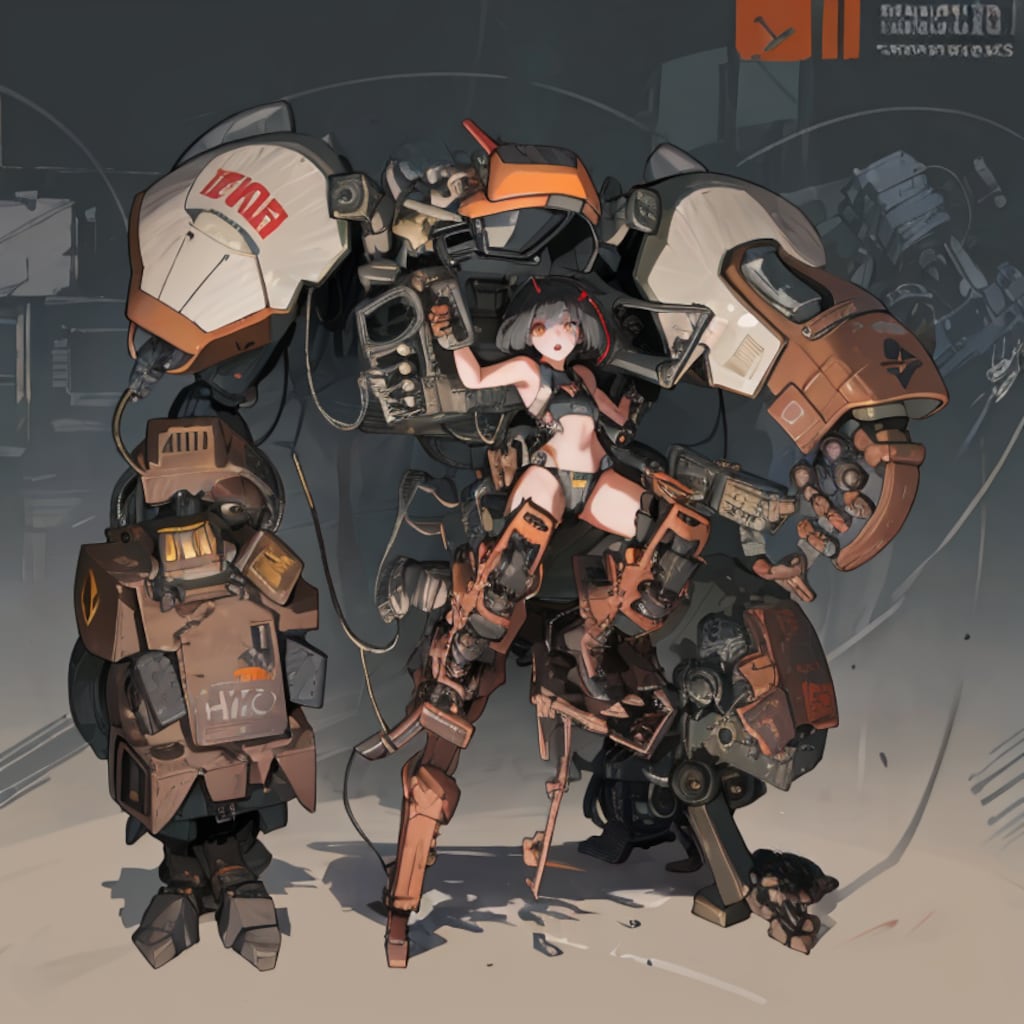 Girl and Robot1143