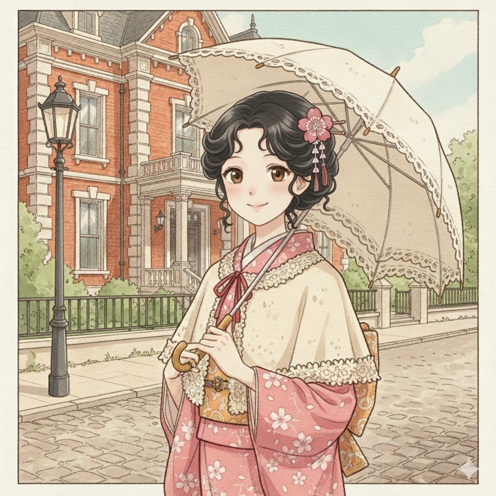 明治女子 | の人気AIイラスト・グラビア