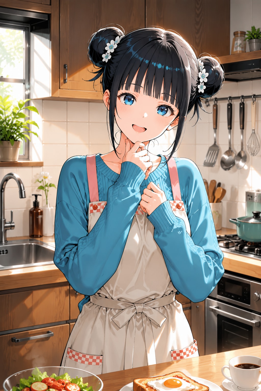 おだんごちゃん🍡✨と朝ごはん🍚✨　8/7