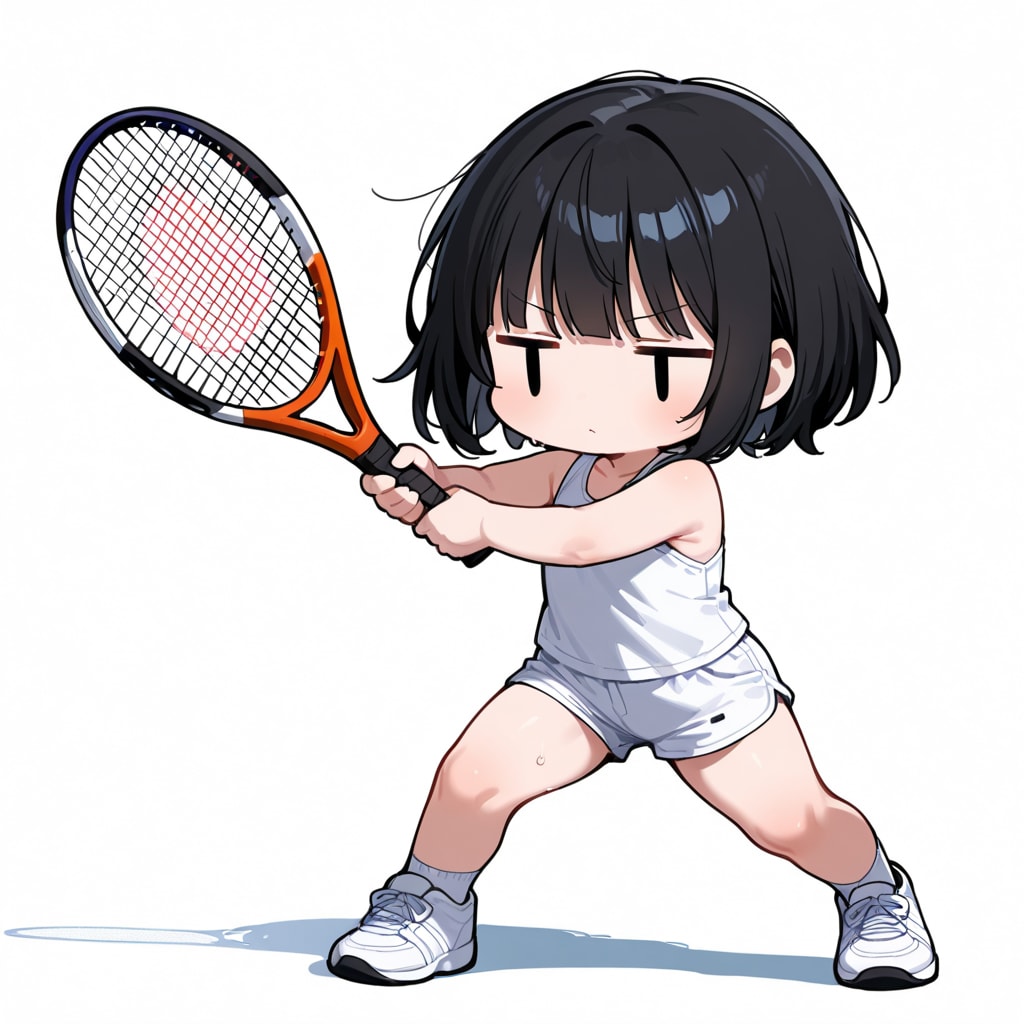 テニスしてみる（116/100）