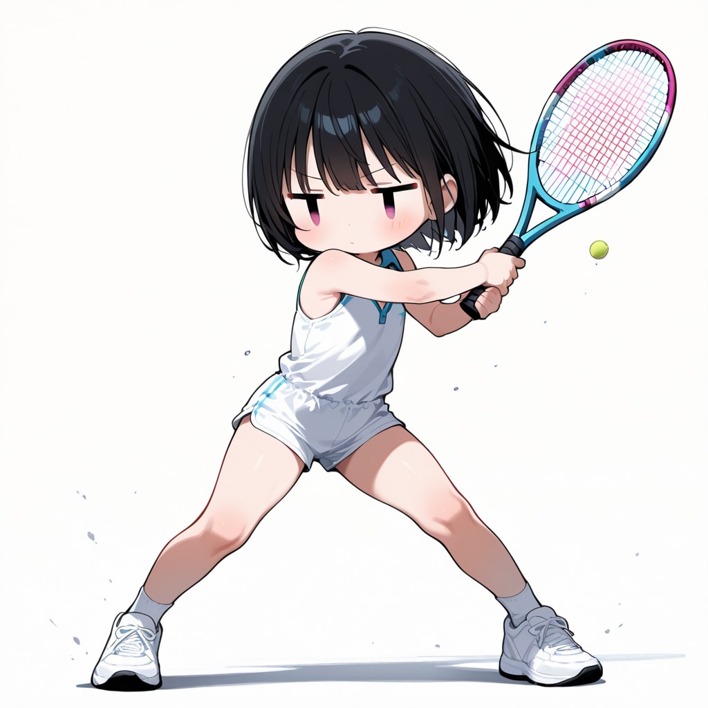 テニスしてみる（116/100）