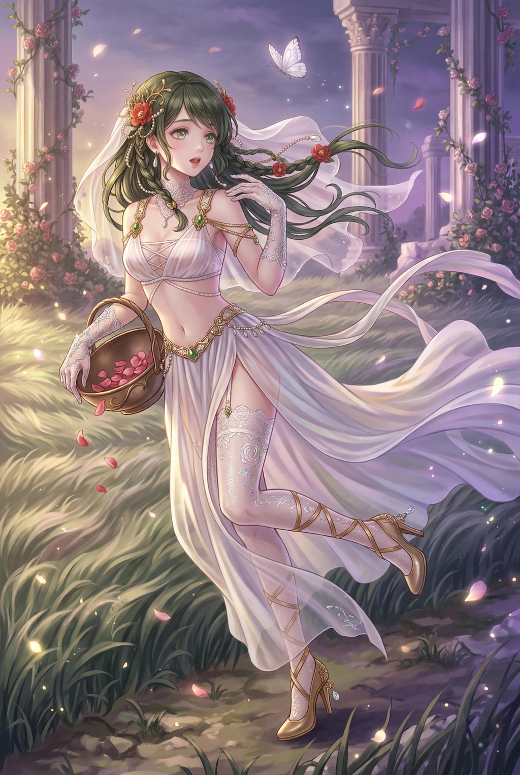 薔薇と風の聖花