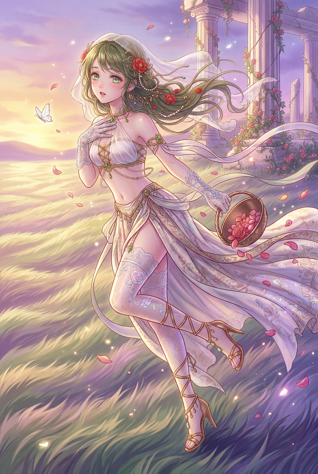 薔薇と風の聖花