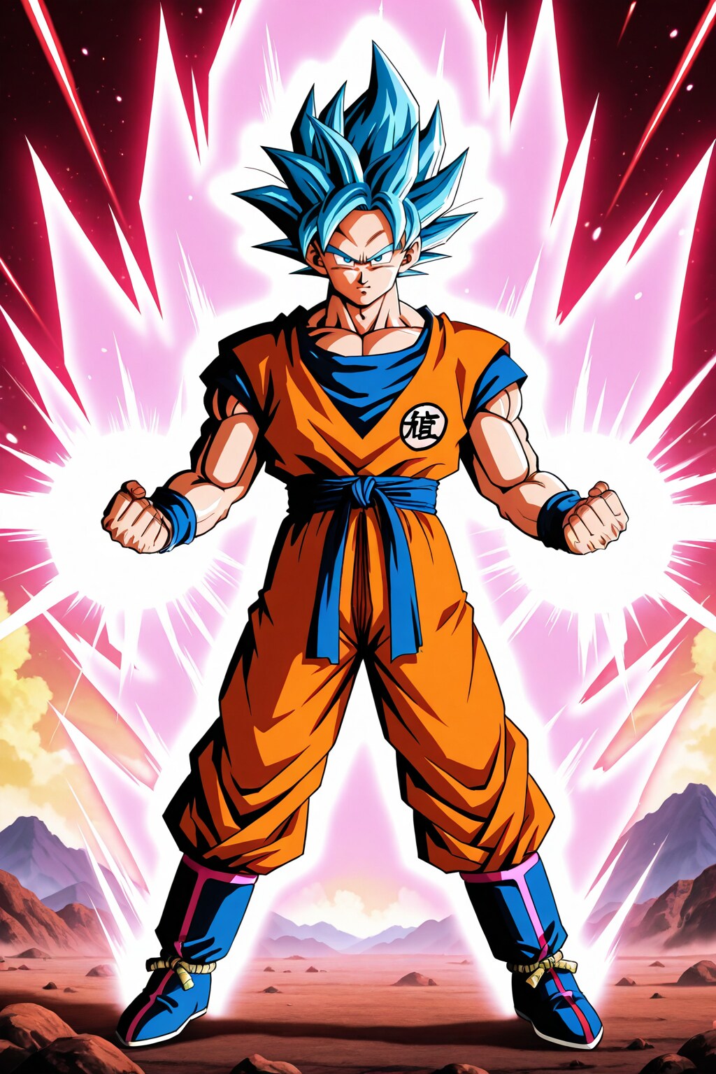 【界王拳】孫悟空スーパーサイヤ人ブルー | の人気AIイラスト・グラビア