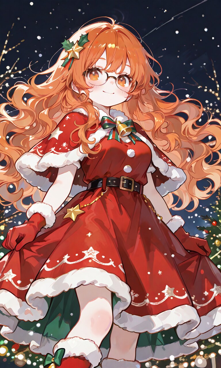 双子サンタ | の人気AIイラスト・グラビア