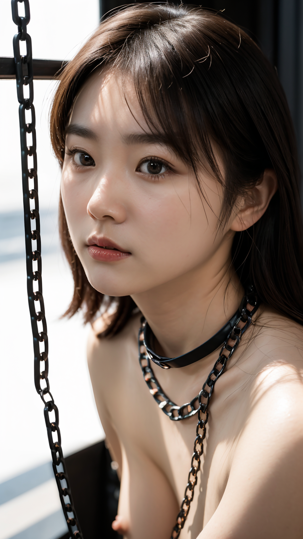 Leather & Chain