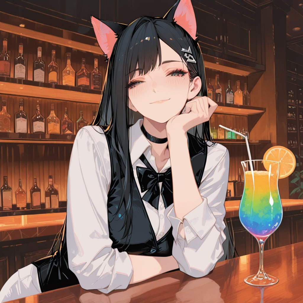 猫耳バーテンさん