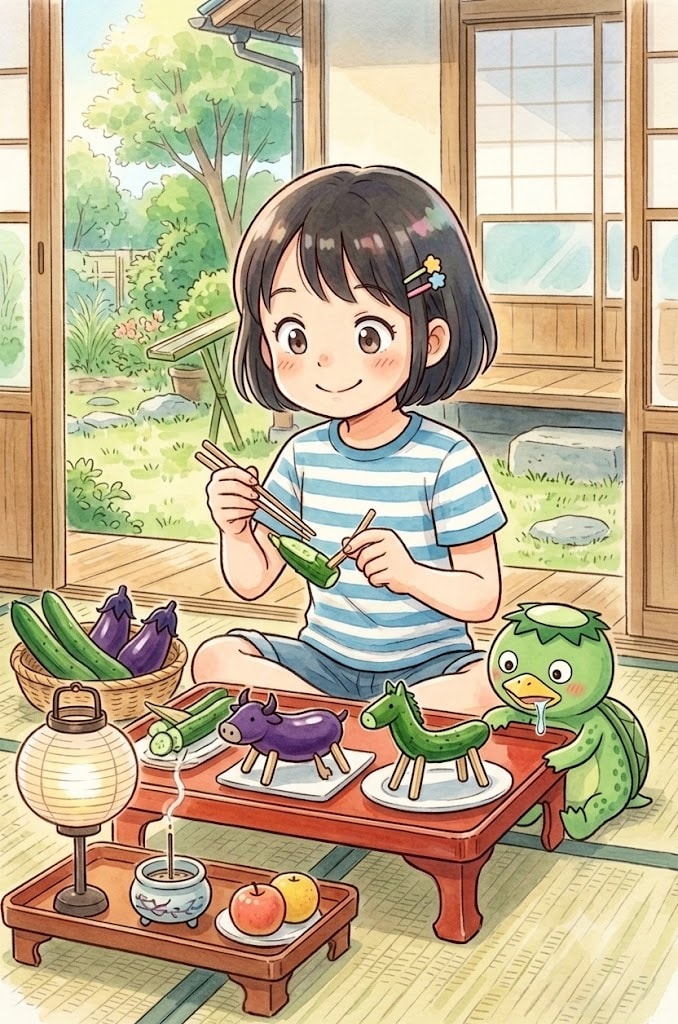お盆のしたく