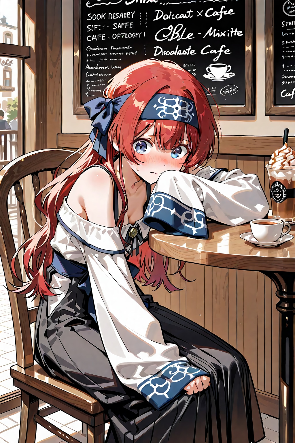 小織くんのオフショル萌え袖 | の人気AIイラスト・グラビア