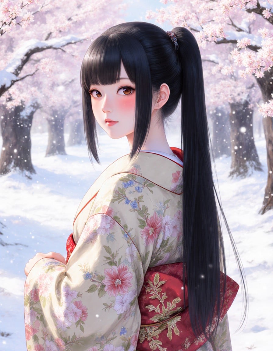 見返り美人(2) | の人気AIイラスト・グラビア