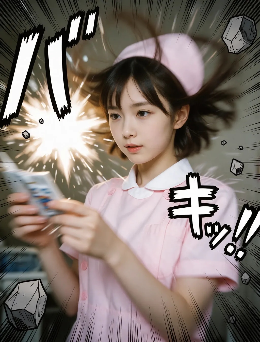 勢いのあるナース