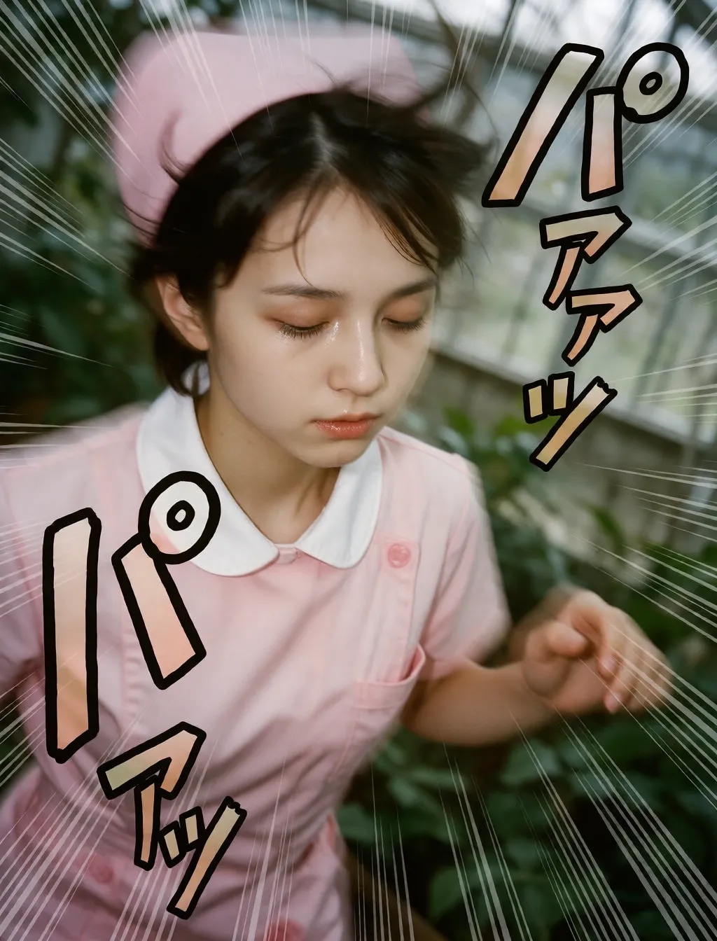 勢いのあるナース