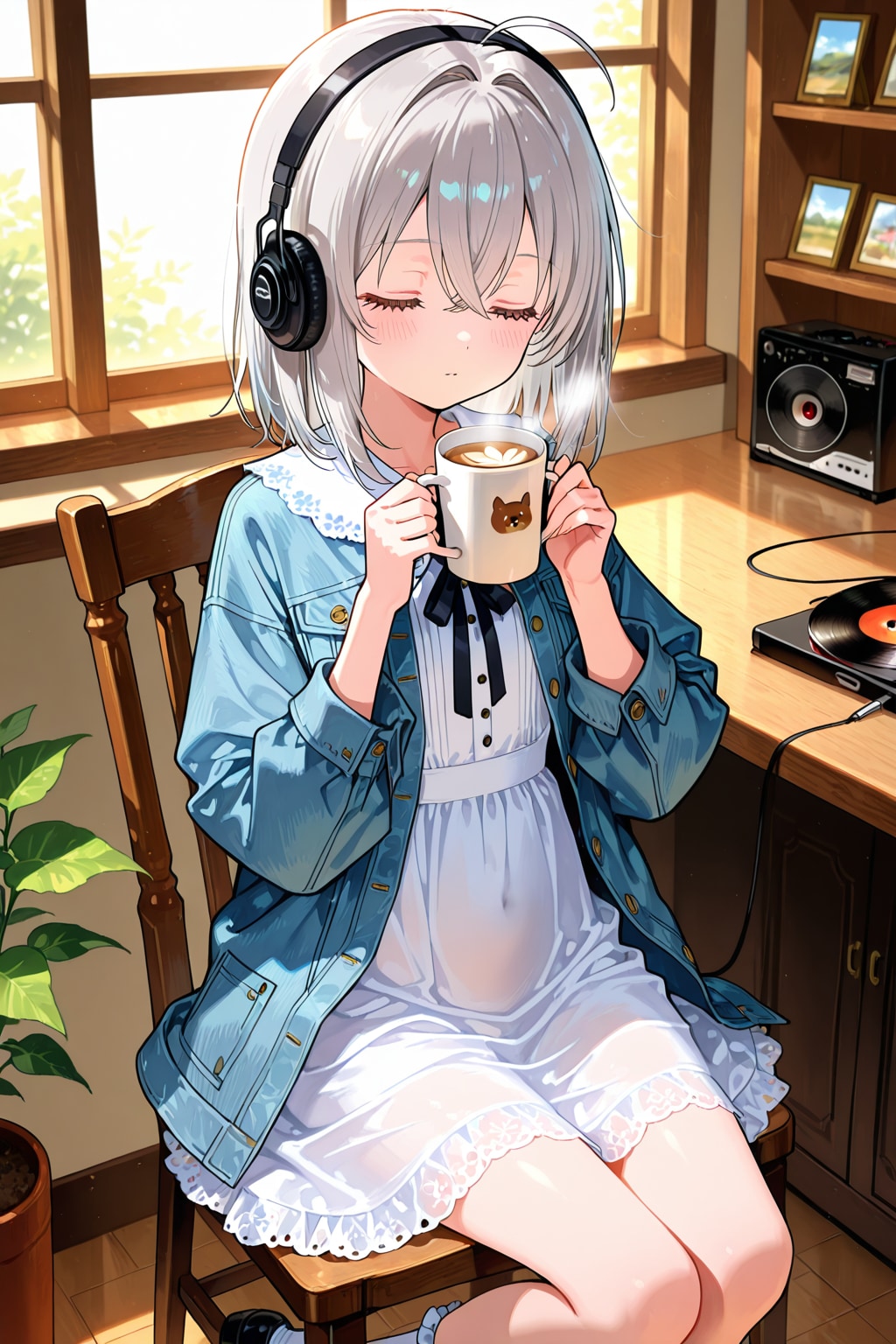 カフェでまったり | の人気AIイラスト・グラビア