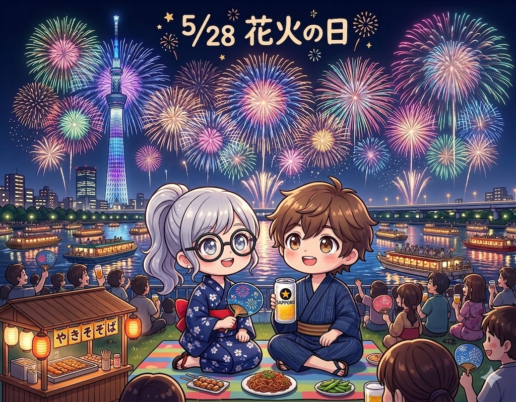 今日は「花火の日」