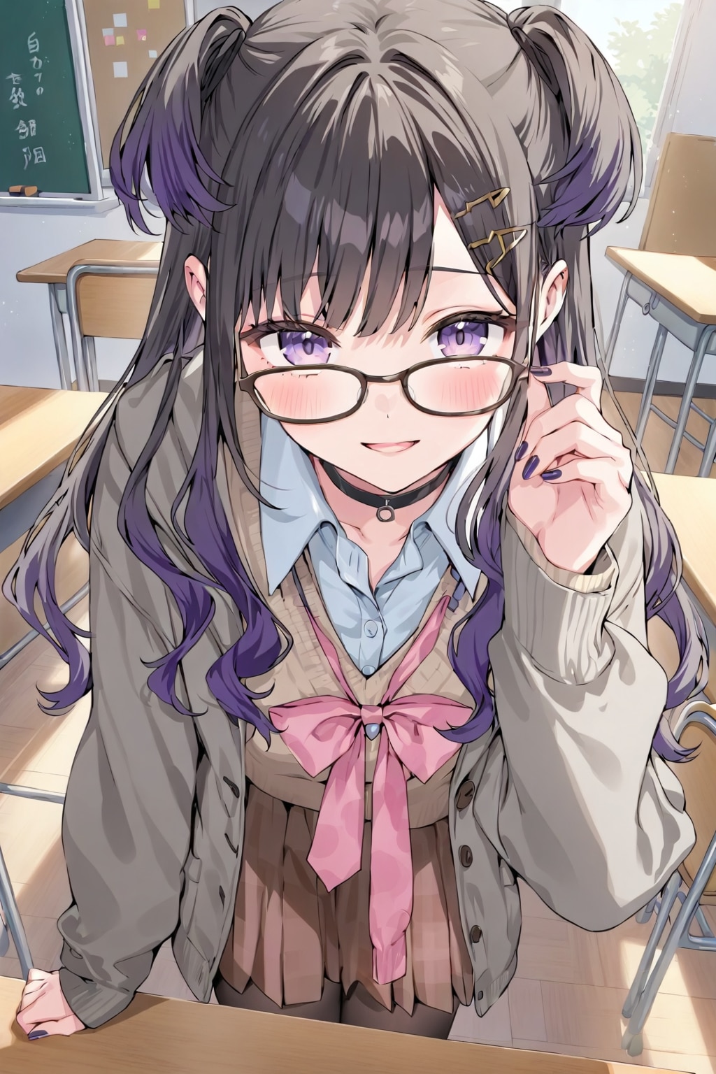おまかせ眼鏡っ娘260724LILAC11