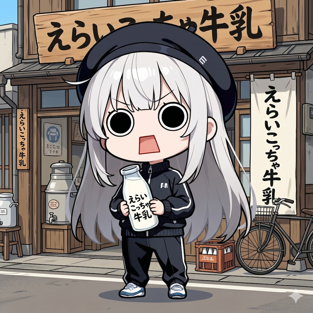 えらいこっちゃ牛乳