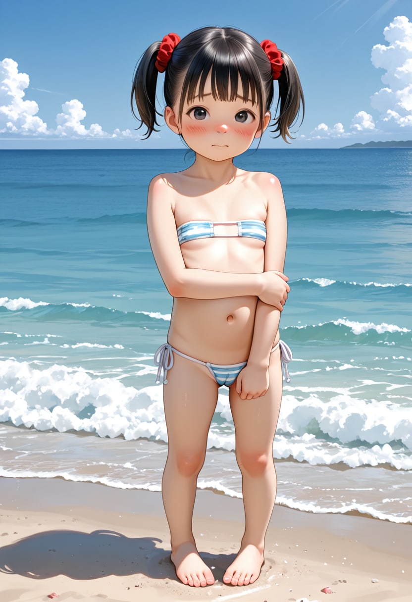 この水着なんか恥ずかしいよぉ