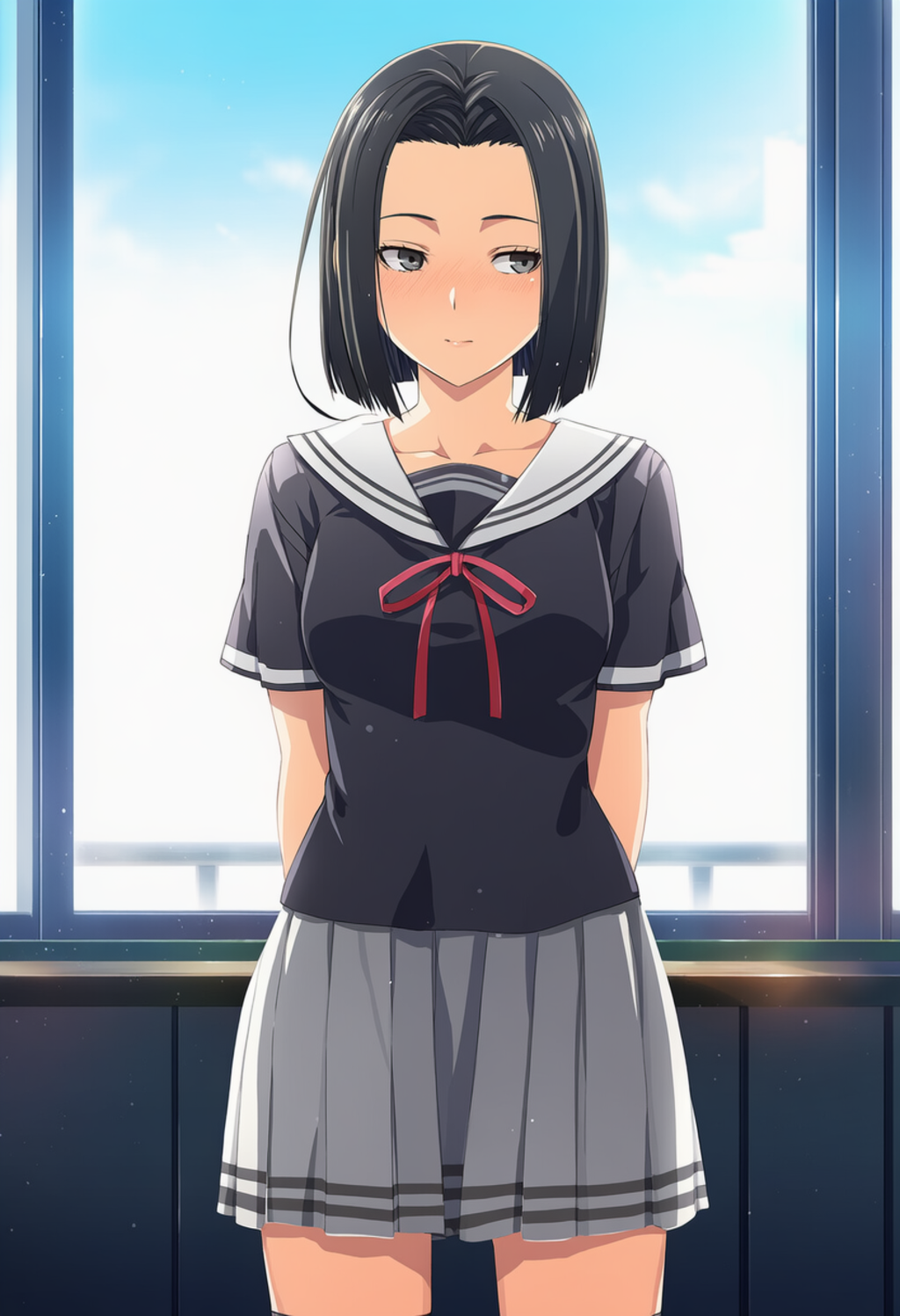 夏服になりました！後輩ちゃん