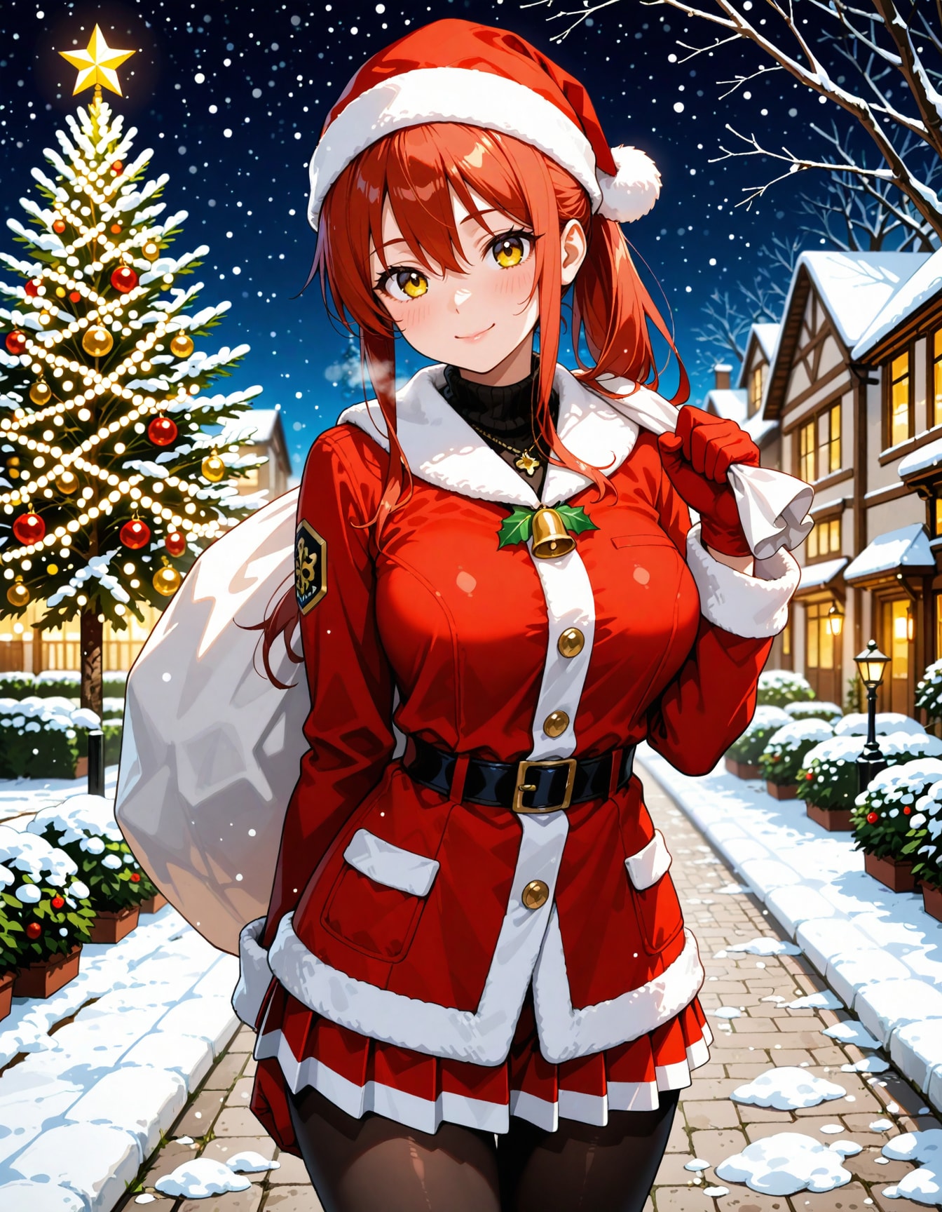 JKサンタコスG | の人気AIイラスト・グラビア