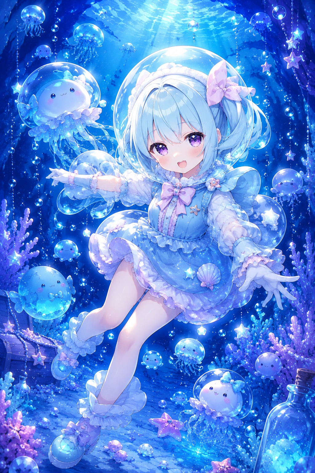 深海で遊ぶよよ子🪼