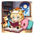 朗読の日のキリン着ぐるみちび子ちゃん漫画 2枚目