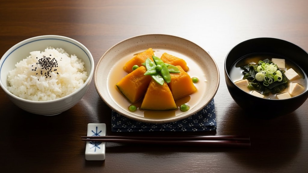 前菜の南瓜の煮物