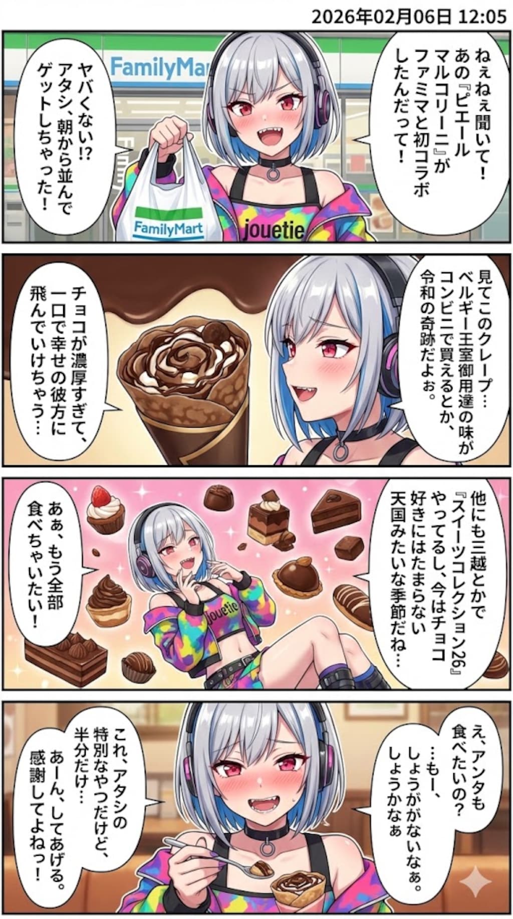 毎日漫画12時　スイーツorガジェットニュース