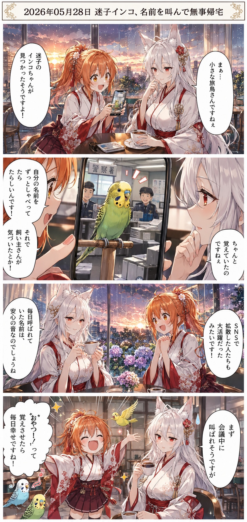 毎日漫画　10時　ほっこりニュース | の人気AIイラスト・グラビア