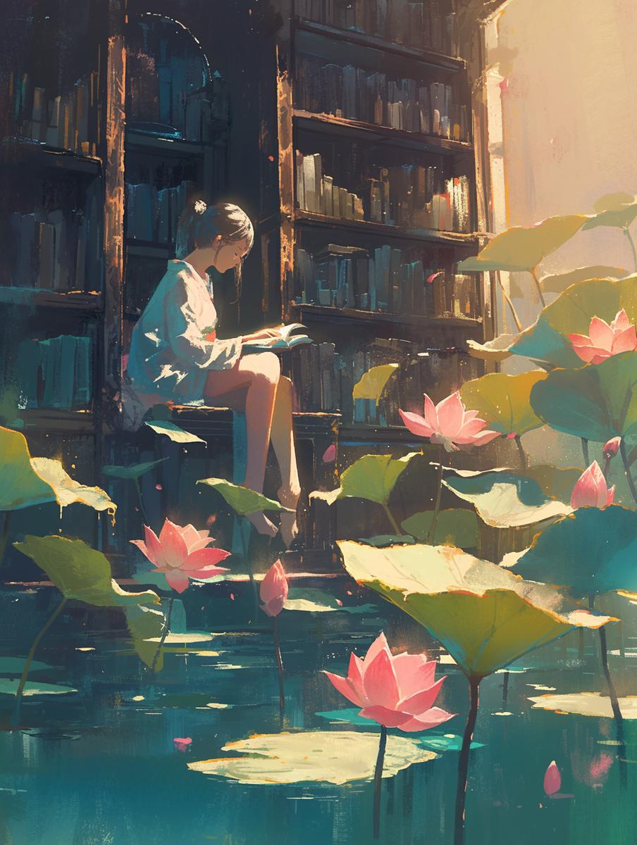 読書の夏 | の人気AIイラスト・グラビア