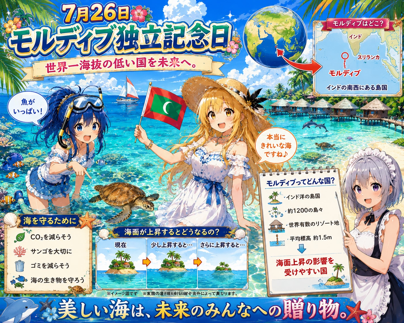 7月26日はモルディブの独立記念日