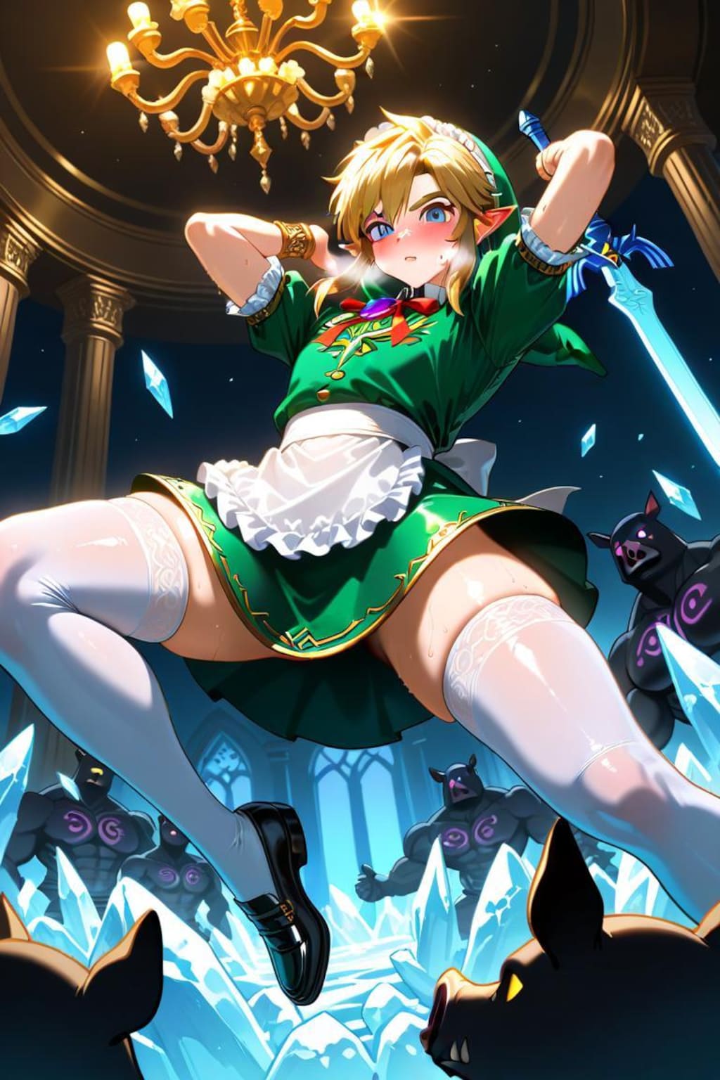 ゼルダの伝説　リンク　メイド服