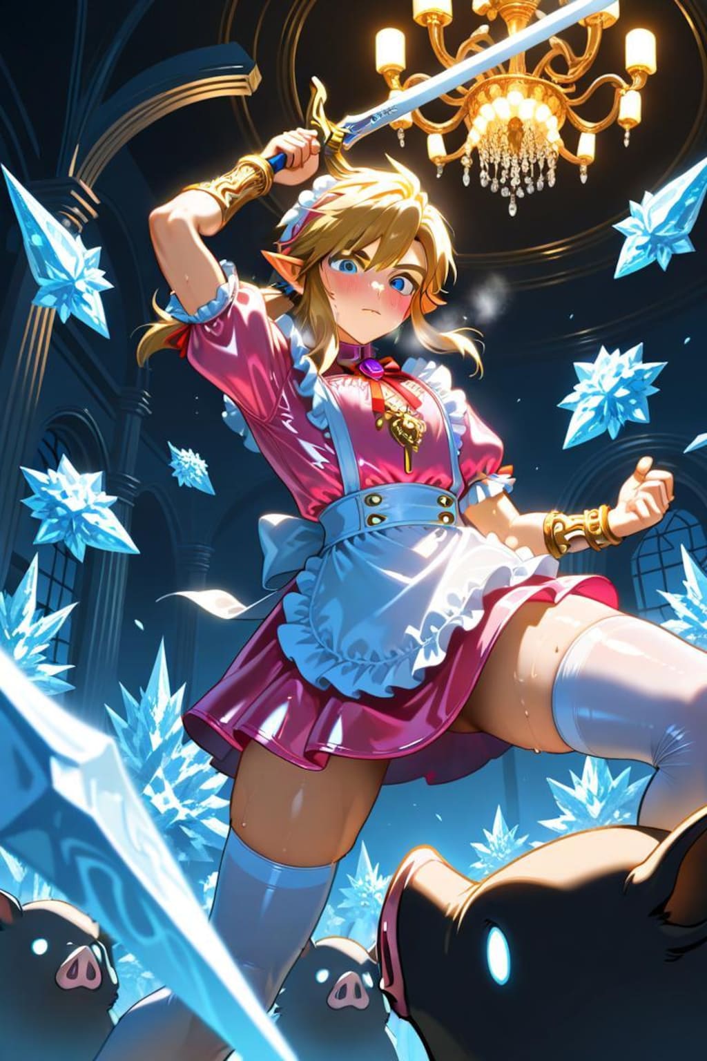 ゼルダの伝説　リンク　メイド服