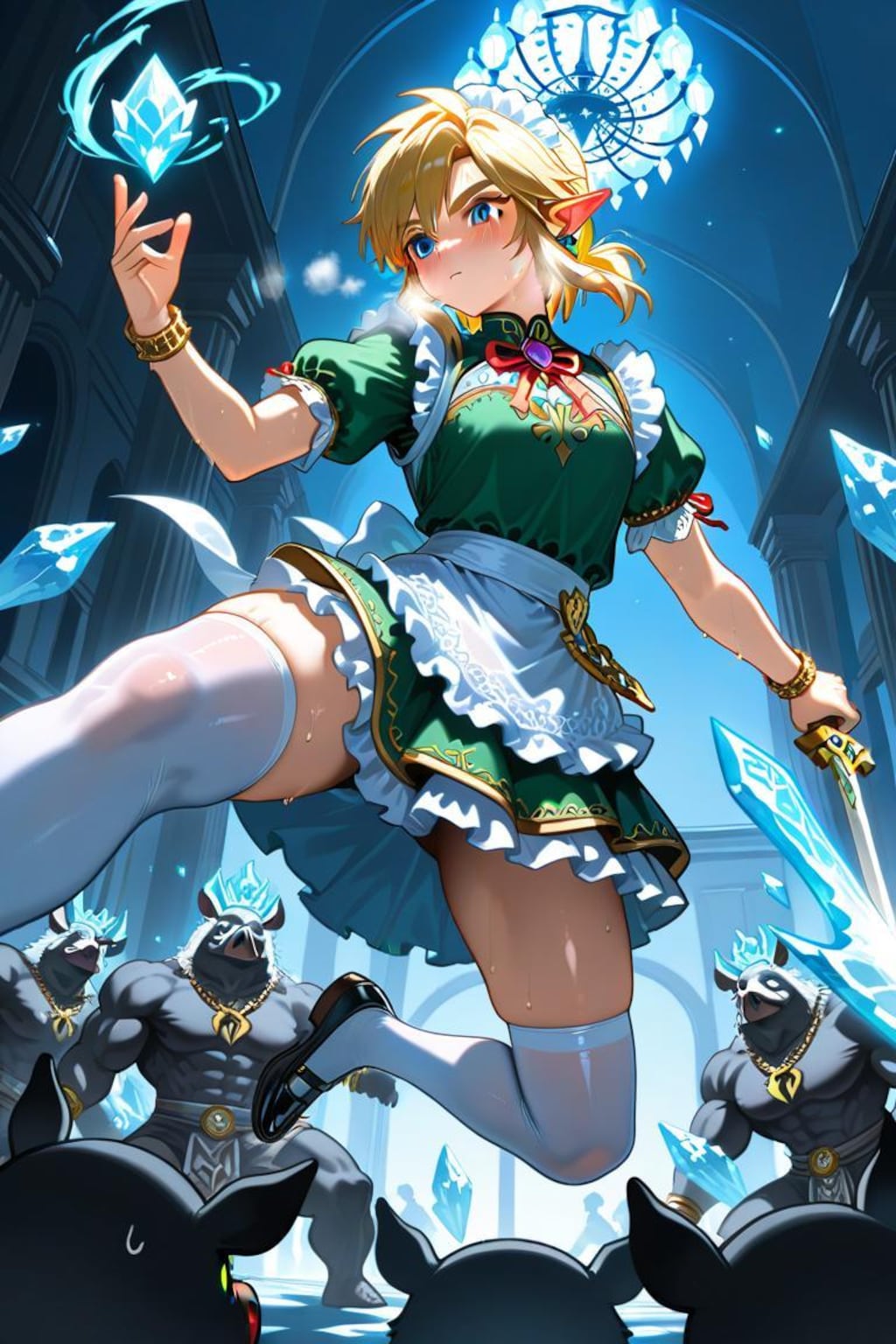 ゼルダの伝説　リンク　メイド服