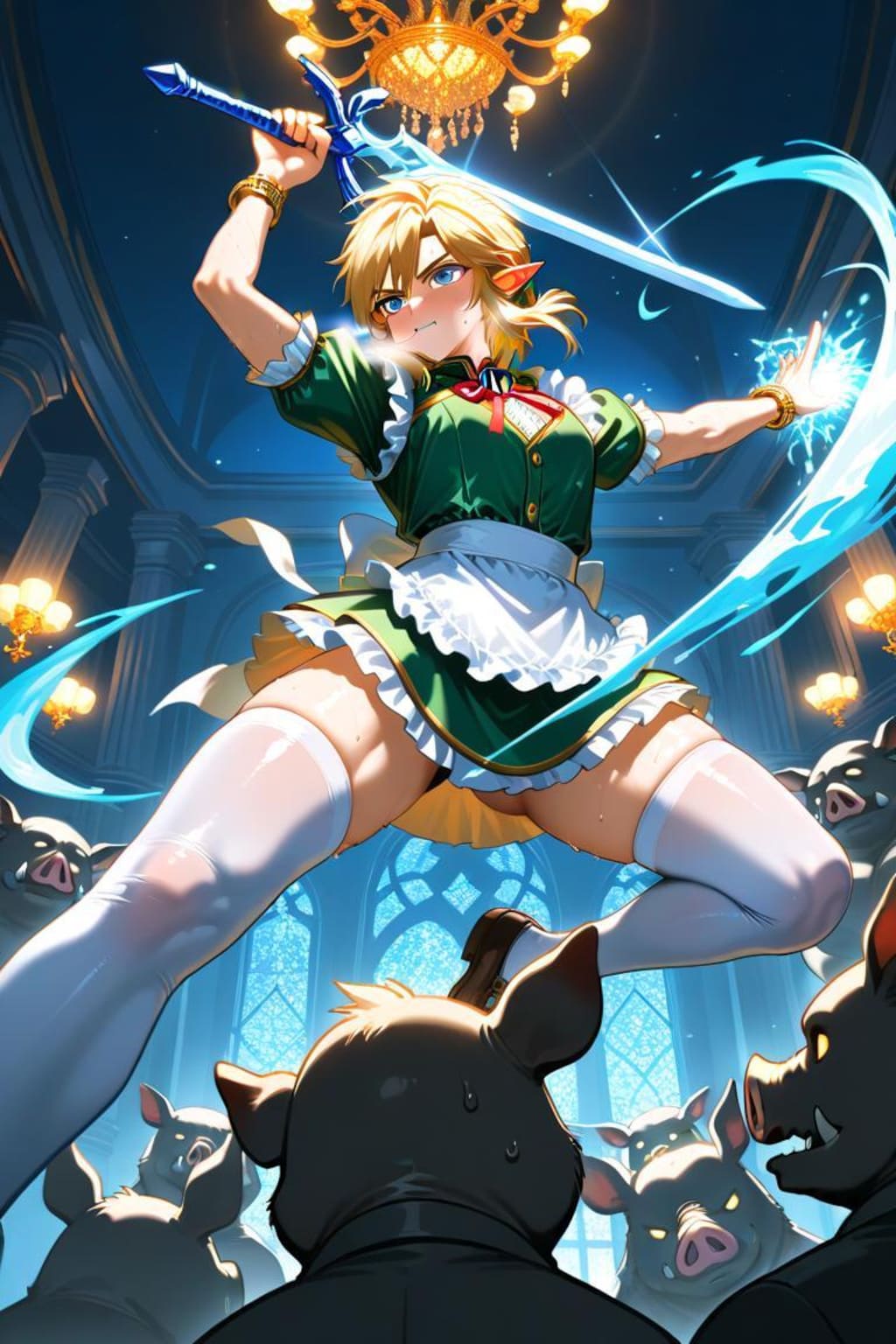 ゼルダの伝説　リンク　メイド服