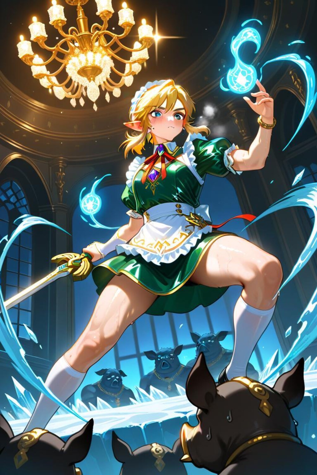 ゼルダの伝説　リンク　メイド服