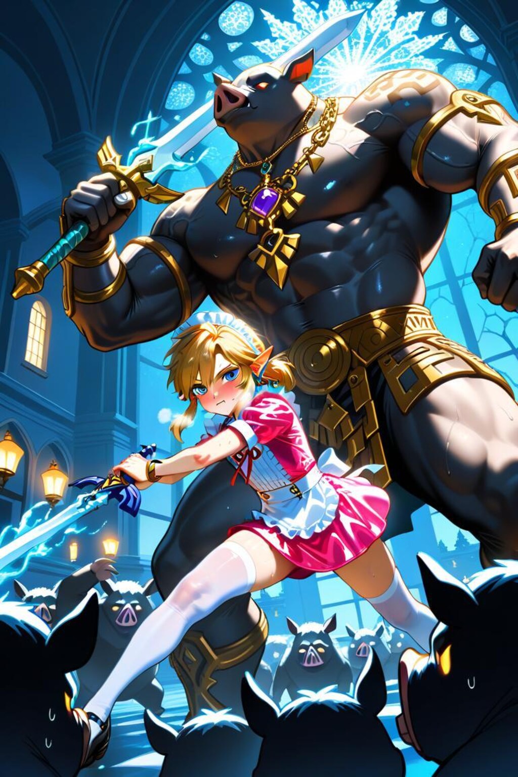 ゼルダの伝説　リンク　メイド服