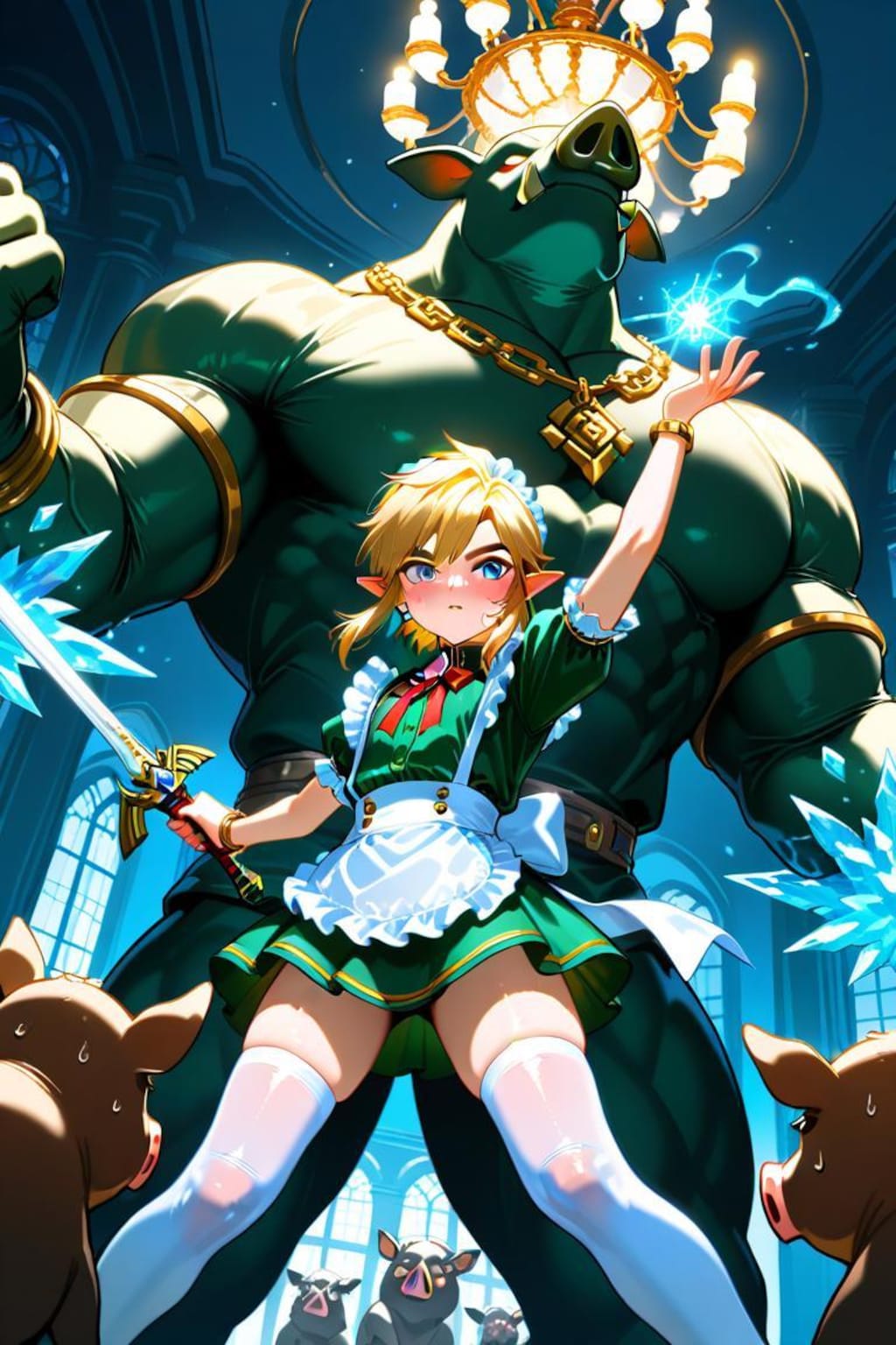 ゼルダの伝説　リンク　メイド服