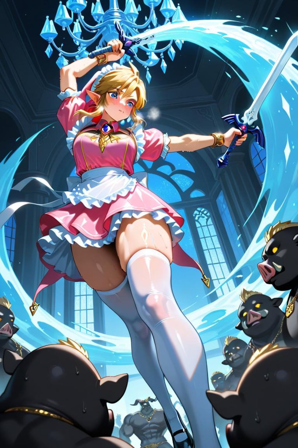 ゼルダの伝説　リンク　メイド服