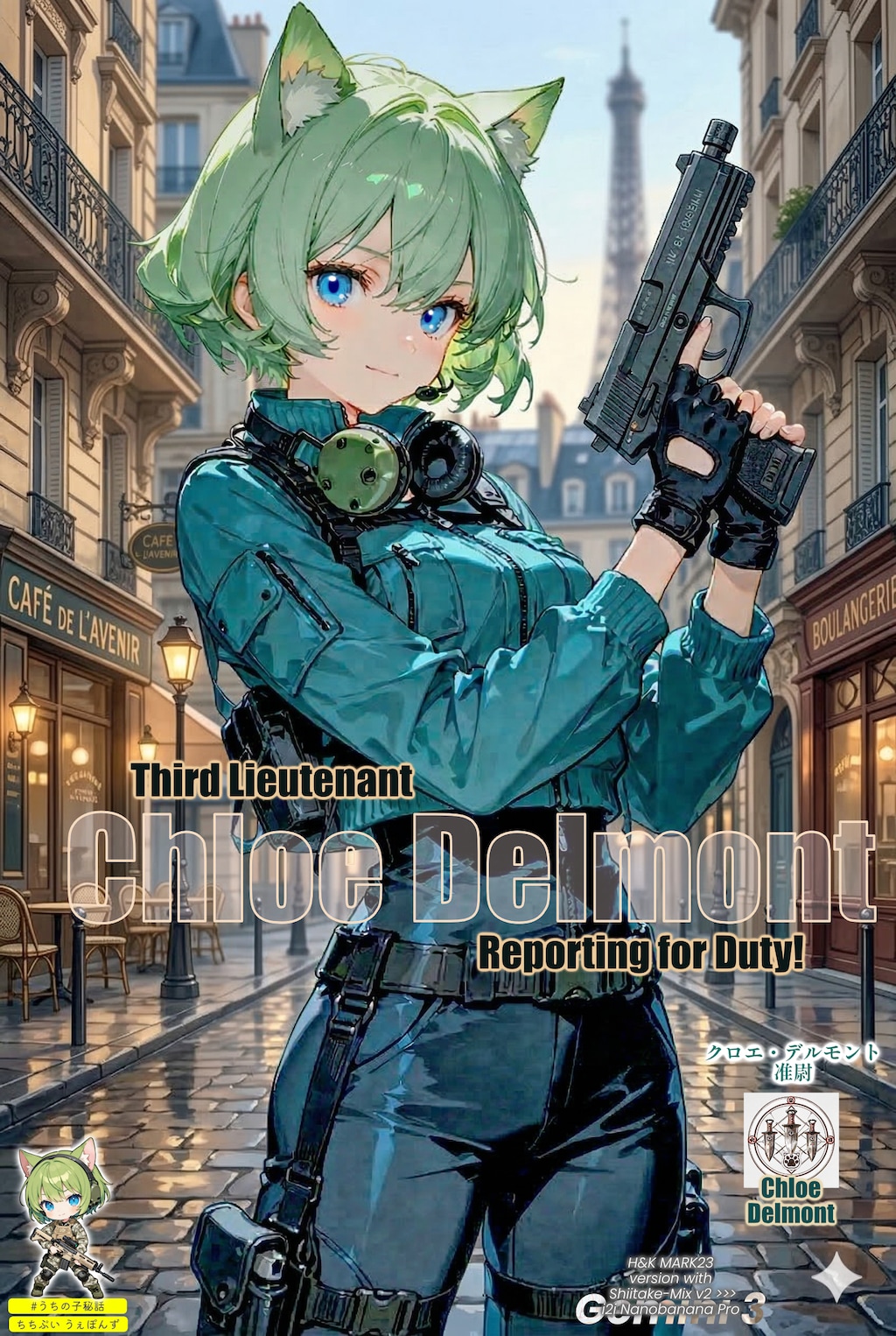 クロエ・デルモント准尉 着任！ 【うちの子秘話】