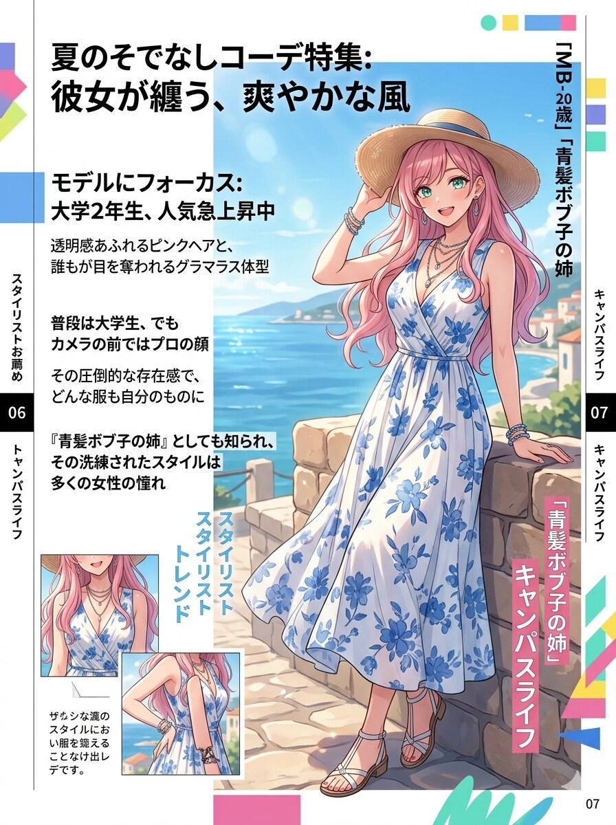 夏のそでなしコーデ特集②
