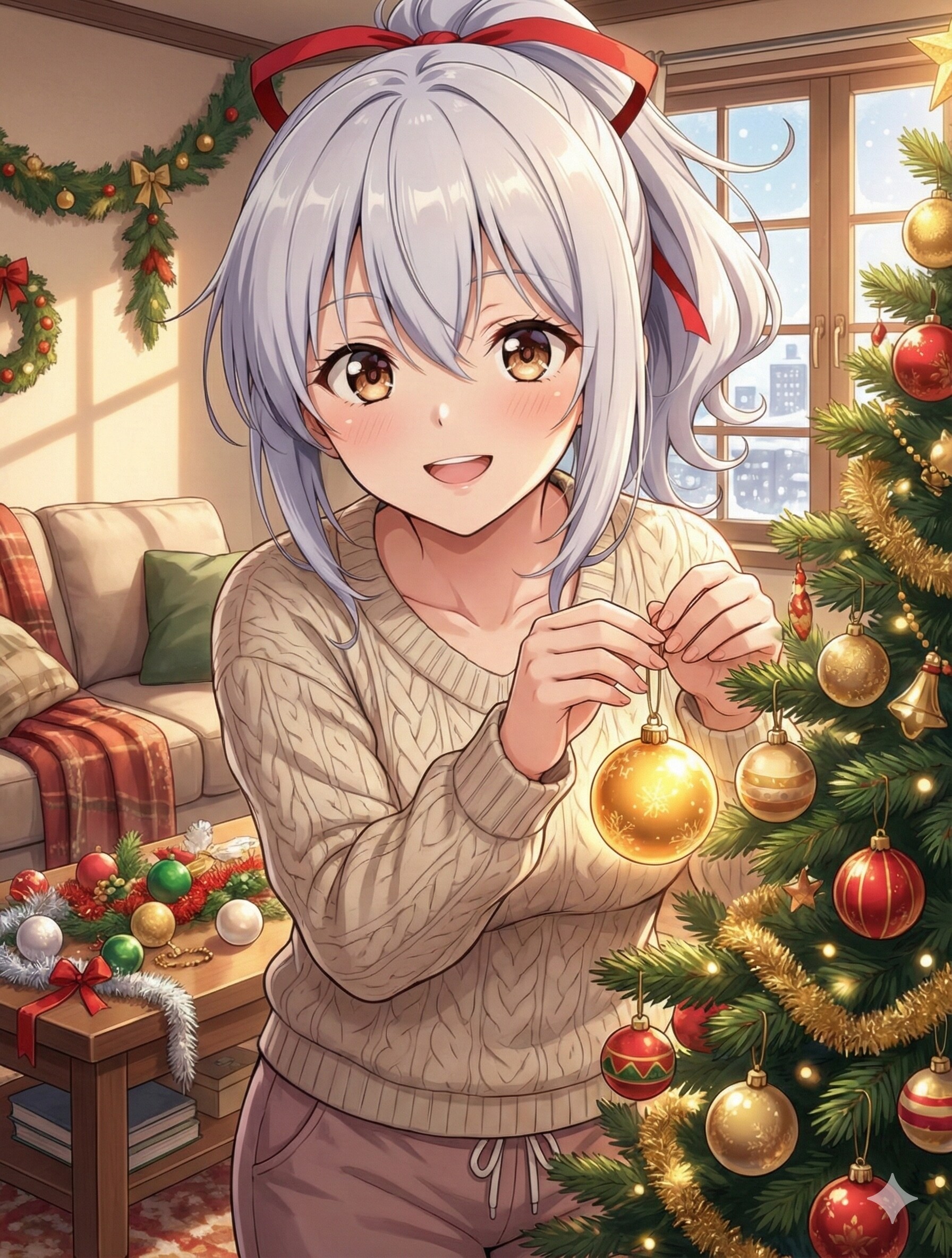 このオーナメント好きっ！　クリスマス15日前 | の人気AIイラスト・グラビア