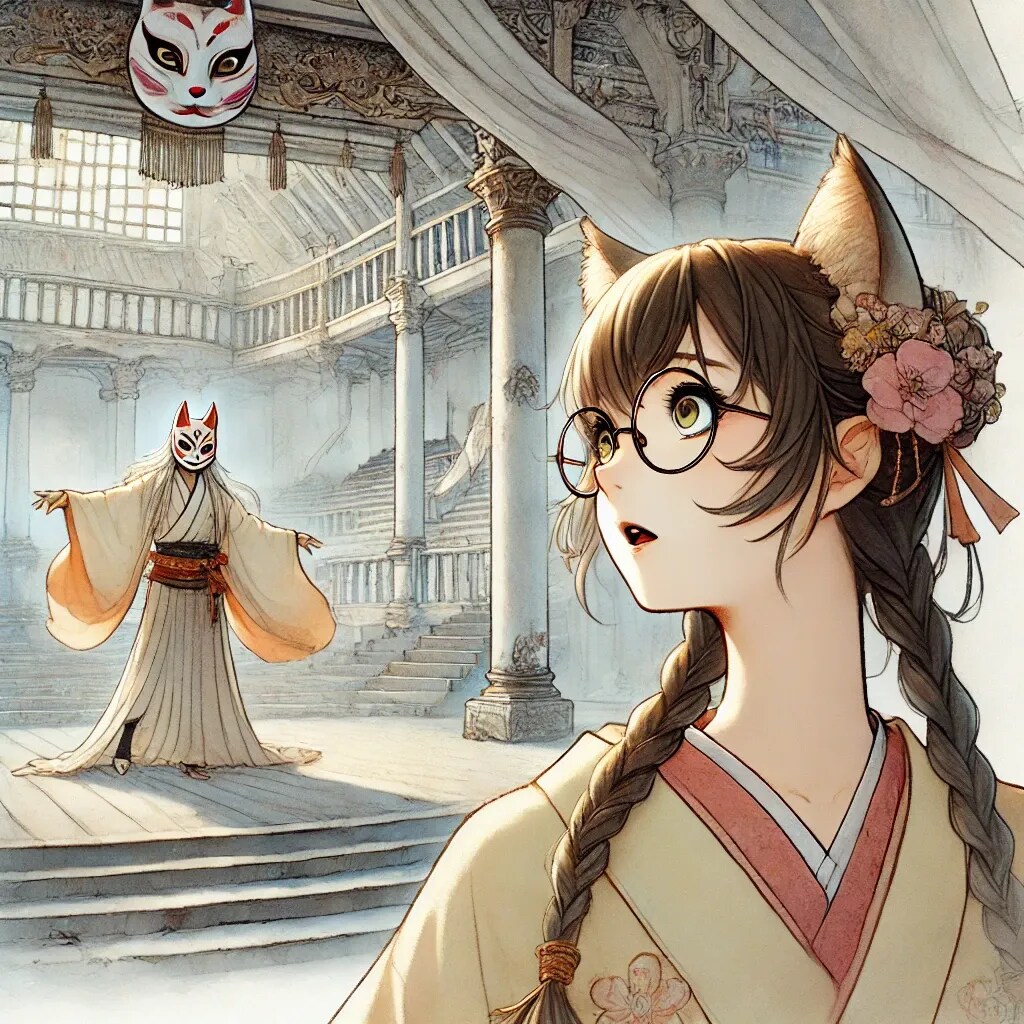 廃墟となった舞台