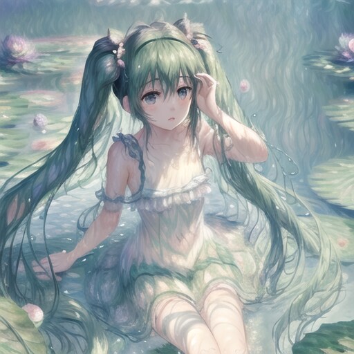 モネ風の初音ミク