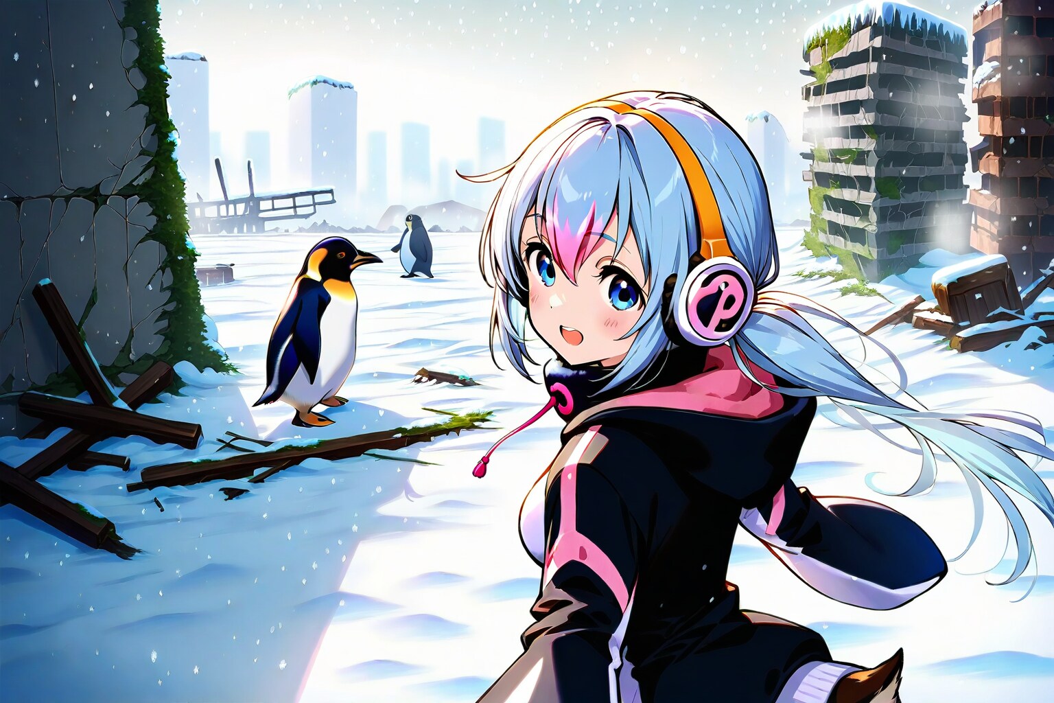 氷に閉ざされた世界 | の人気AIイラスト・グラビア