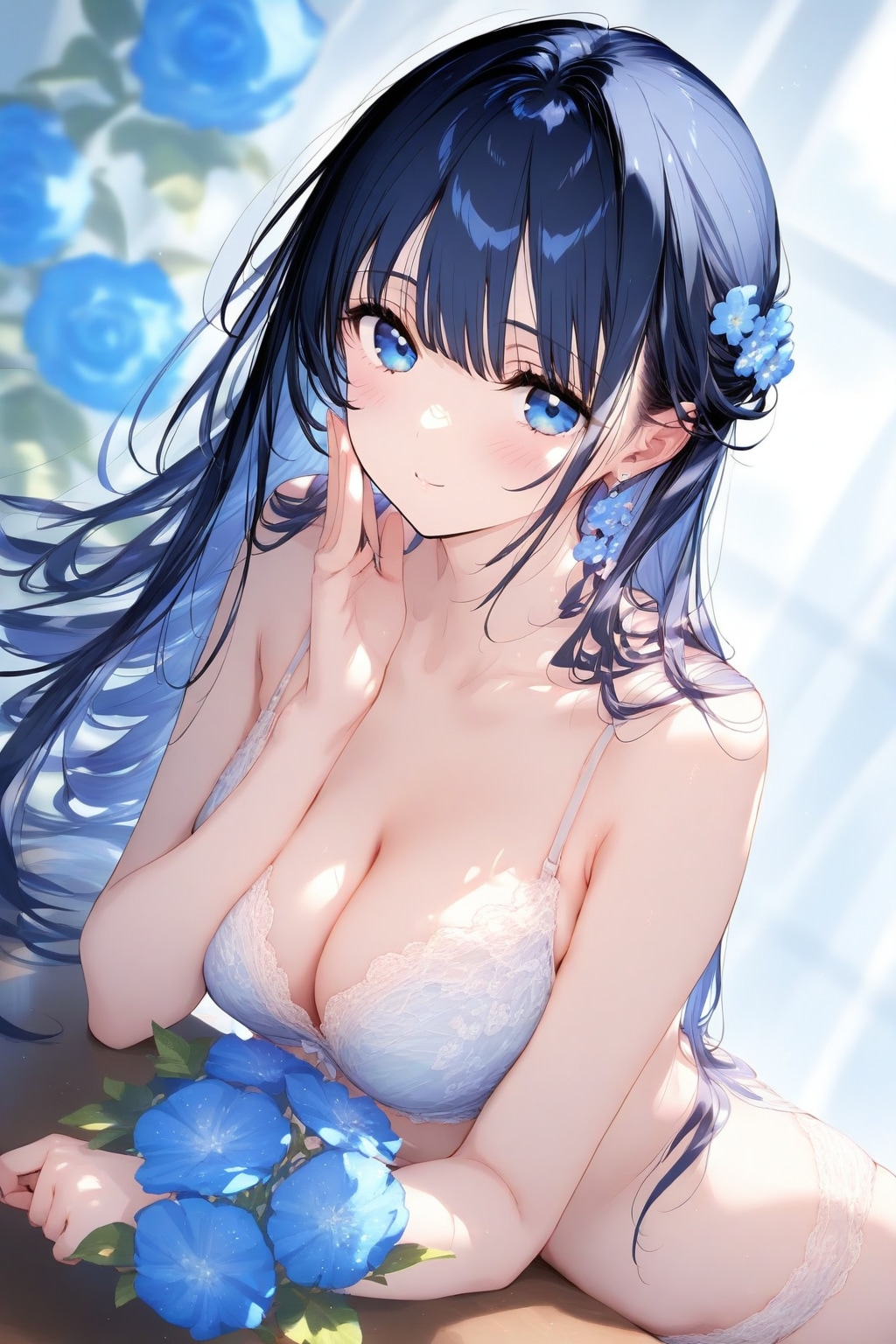 青と花: 15ver