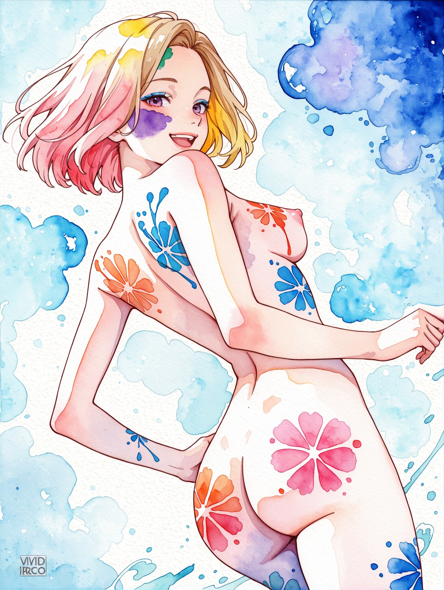 A pure and vividly colorful world 12