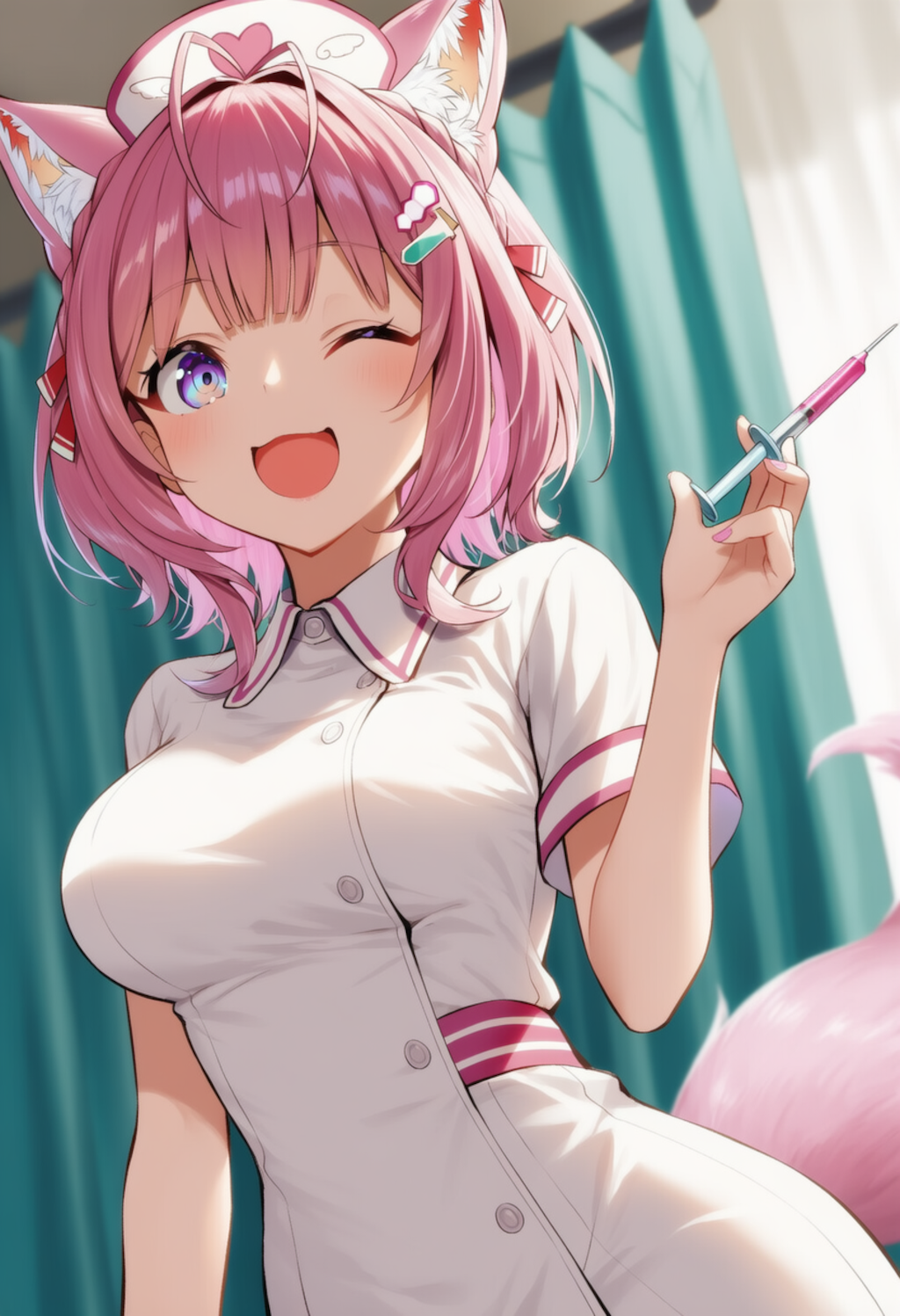 お注射の時間ですよ～♪（博衣こより）