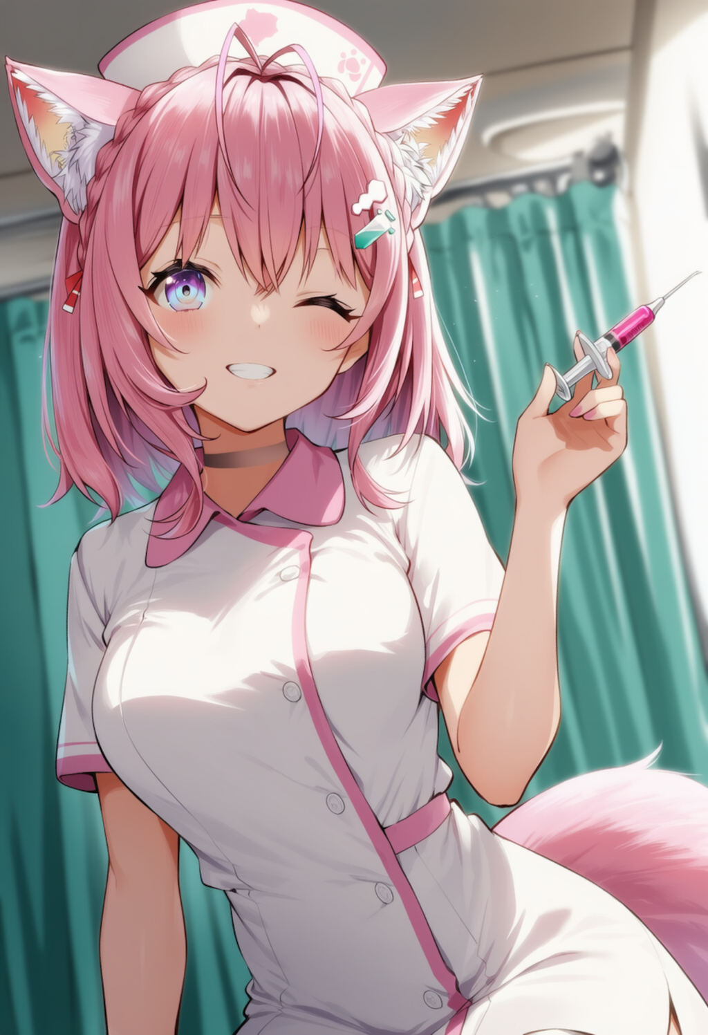 お注射の時間ですよ～♪（博衣こより）